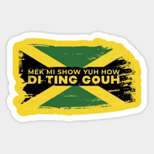 How Di Ting Gouh Sticker